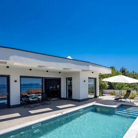 Pool Solea /w Panoramic Sea View Villa Kostrena