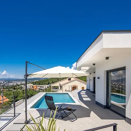 Pool Solea /w Panoramic Sea View Kostrena